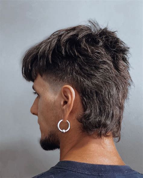 corte mullet masculino - corte de cabelo liso masculino